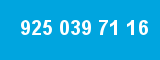 925 039 71 16 925 039 71 16